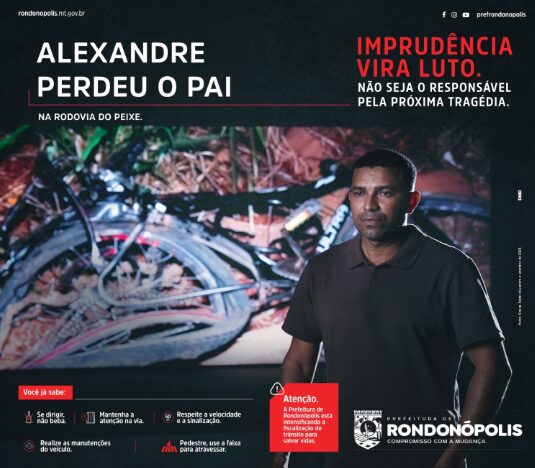 Prefeitura inicia campanha de conscientização para combater imprudência no trânsito