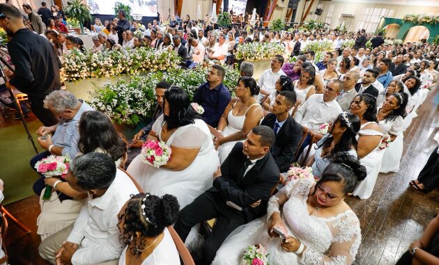 Rondonópolis | Prefeitura realiza casamento comunitário e celebra a união de 118 casais