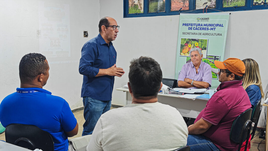Cáceres | Vice-prefeito debate criação de Fundo Municipal da Agricultura Familiar com pequenos produtores