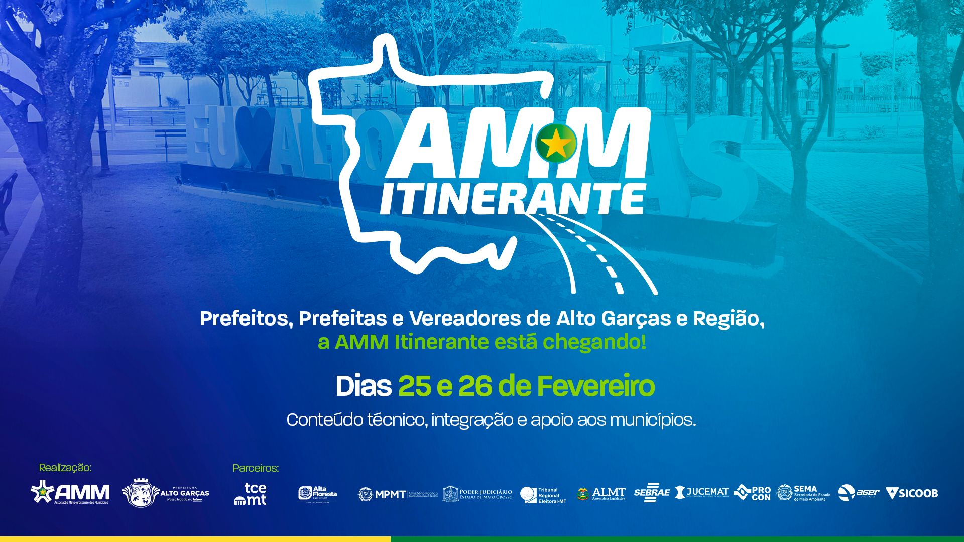 AMM vai reunir municípios da região Centro-Sul na 7ª edição do programa itinerante