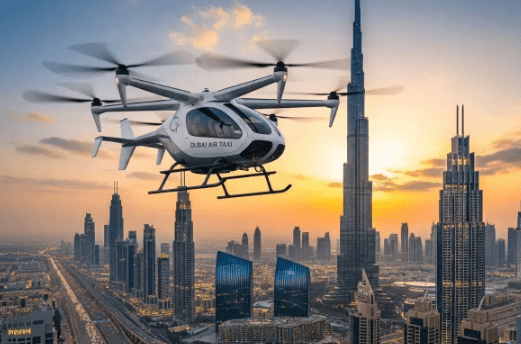 Uber começa a operar táxi voador em Dubai e inaugura nova era do transporte urbano