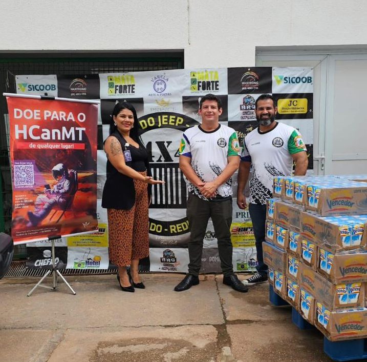 Amigos do Jeep realizam evento solidário para arrecadar leite ao Hospital de Câncer em Cuiabá