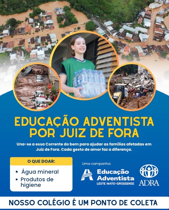 Rede de educacional mobiliza comunidade em campanha de ajuda às vítimas das chuvas em Juiz de Fora