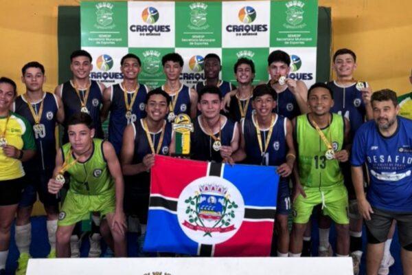 Seleção masculina de voleibol de Rondonópolis é campeã sub18