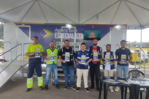 Saúde na estrada: unidade móvel do SUS leva atendimento a caminhoneiros na BR-163, no Pará
