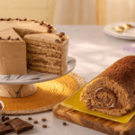 Doces de café e chocolate deliciosos