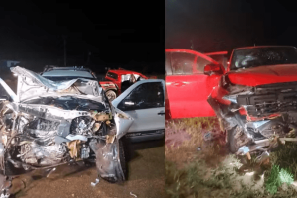 Grave acidente na BR-163 em MT deixa homem preso às ferragens e mobiliza resgate