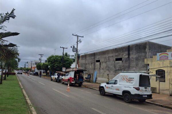 Operação retira quase 300 quilos de cabos irregulares das ruas de Sorriso em dois dias