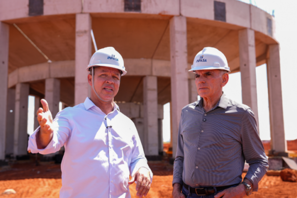 Prefeito acompanha avanço das obras da Inpasa em Rondonópolis, que recebe investimento de R$ 2,7 bilhões