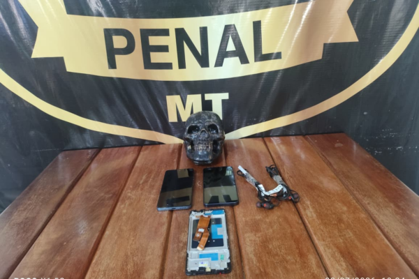 Drone é flagrado lançando celulares dentro da Mata Grande e policiais penais agem rápido em Rondonópolis