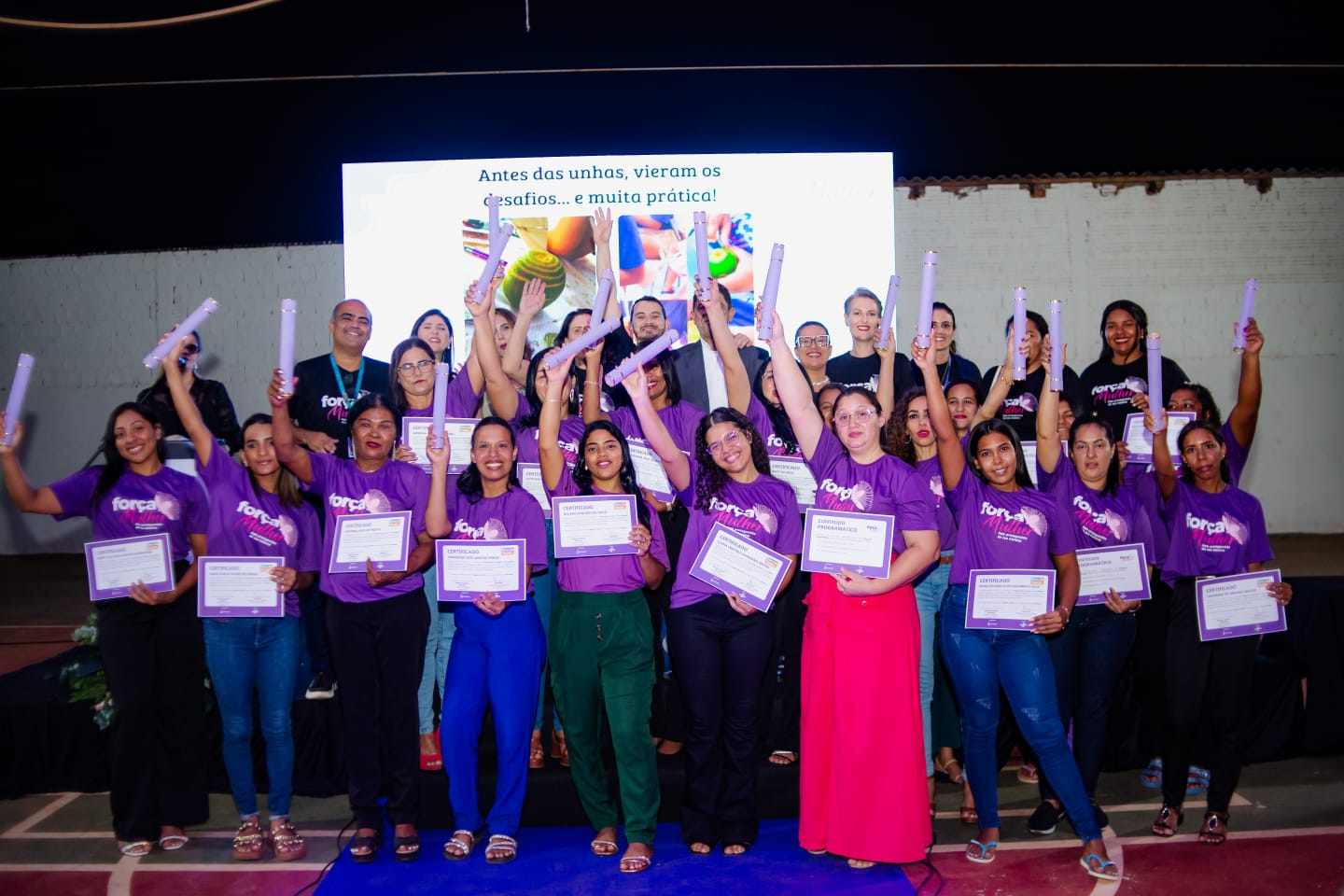 Formatura Força Mulher Vitória Régia