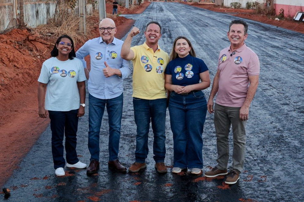 Pivetta garante apoio para levar asfalto a 100% das ruas de Rondonópolis Pivetta em Rondonópolis