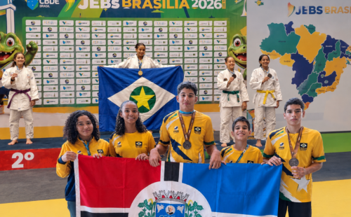 Rondonópolis brilha nos Jogos Escolares Brasileiros e conquista quatro medalhas no judô 128a2cfa-a0d2-441a-8d61-bd7ec6388d81