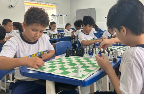 Rondonópolis reúne mais de 250 crianças em 1º Jogos Municipais Mirim de Xadrez xadrez